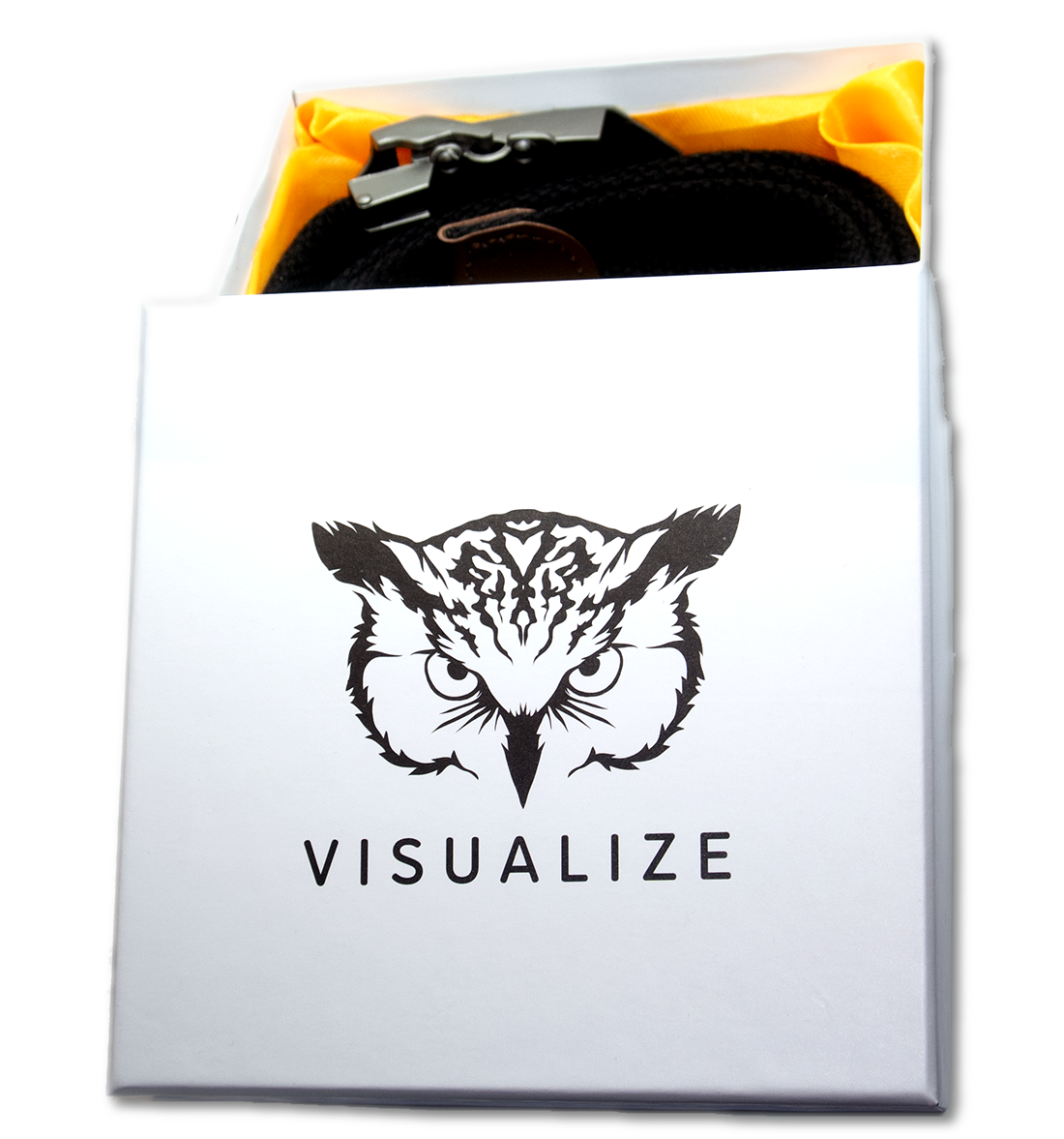 VISUALIZE Mantle Web Golf Belt - Casual Belt Men and Women - Premium Package