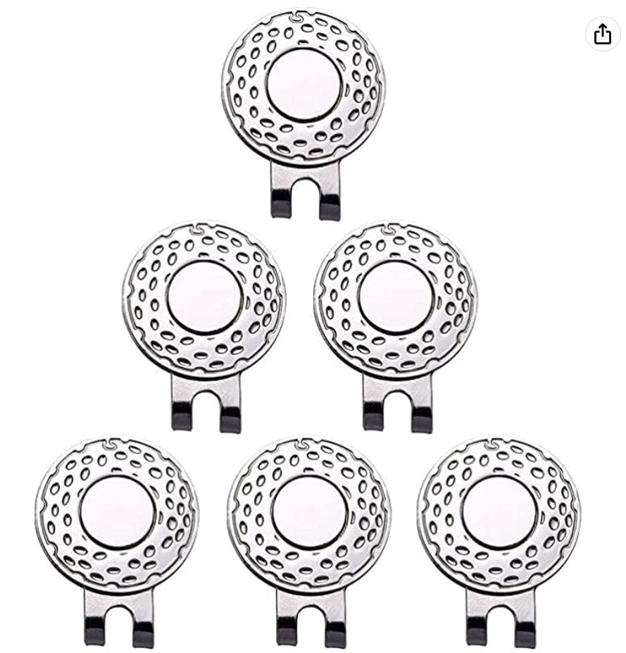 HAT CLIP GIFT SETS | Multi-Color Hat Clip with Ball Marker (5-Pack)