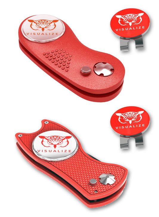 2 visualize divot tools closed, and one open.