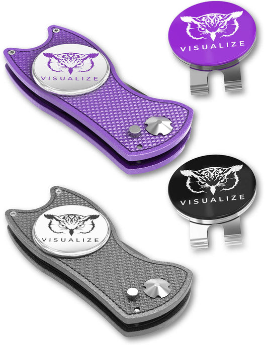 2 visualize divot tools closed, and one open.