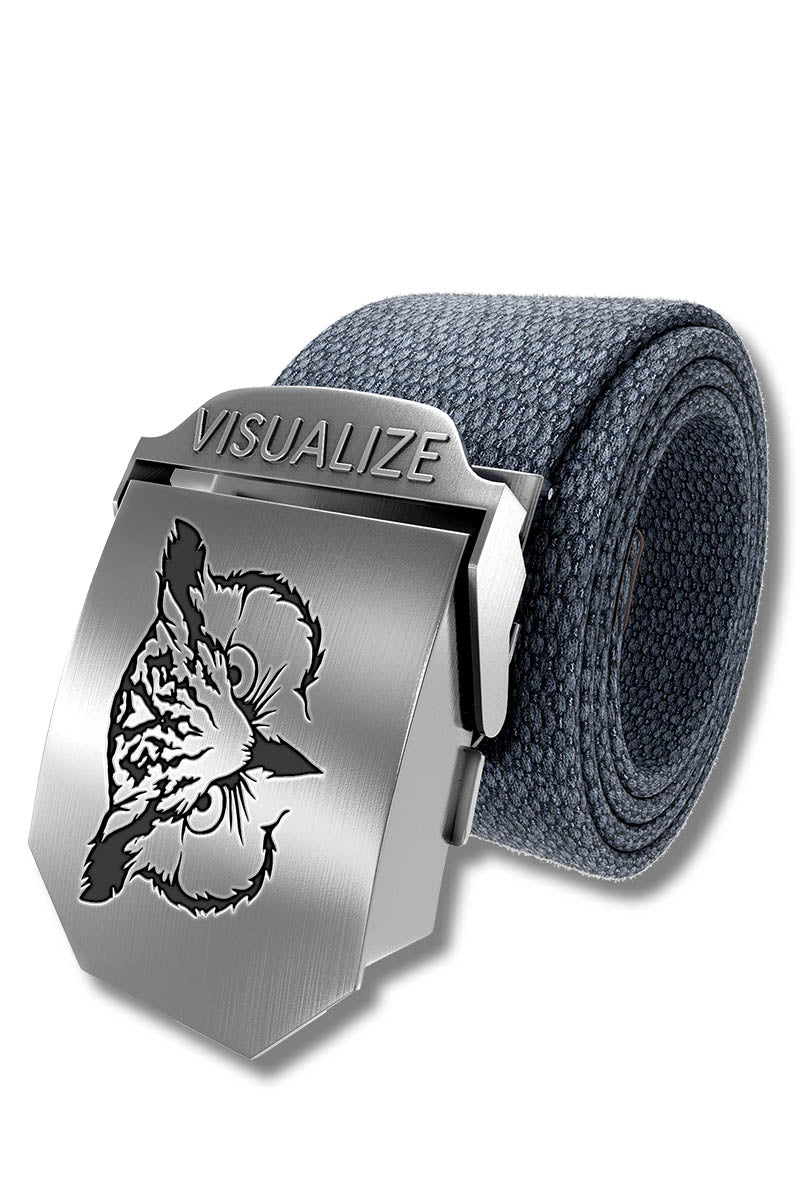 MANTLE | Golf Web Belt - OCEAN GRAY